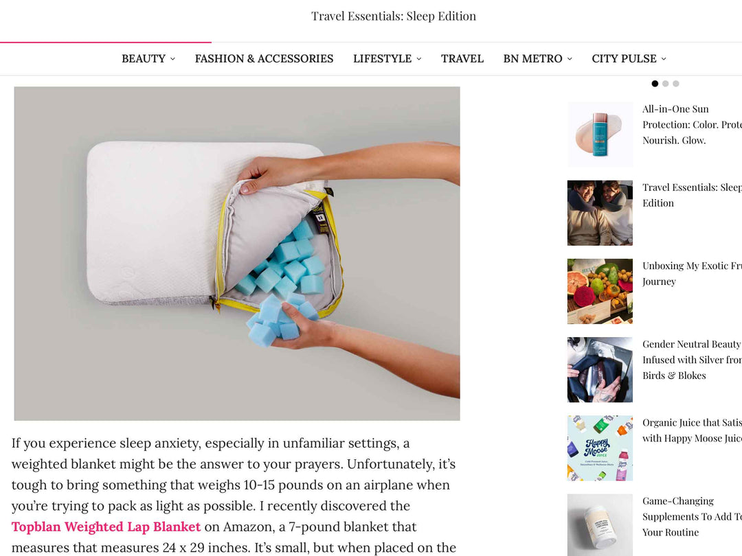 Travel Essentials: Sleep Edition
