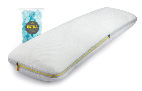 Twilla Adjustable Body Pillow, Front View Plus Extra Foam