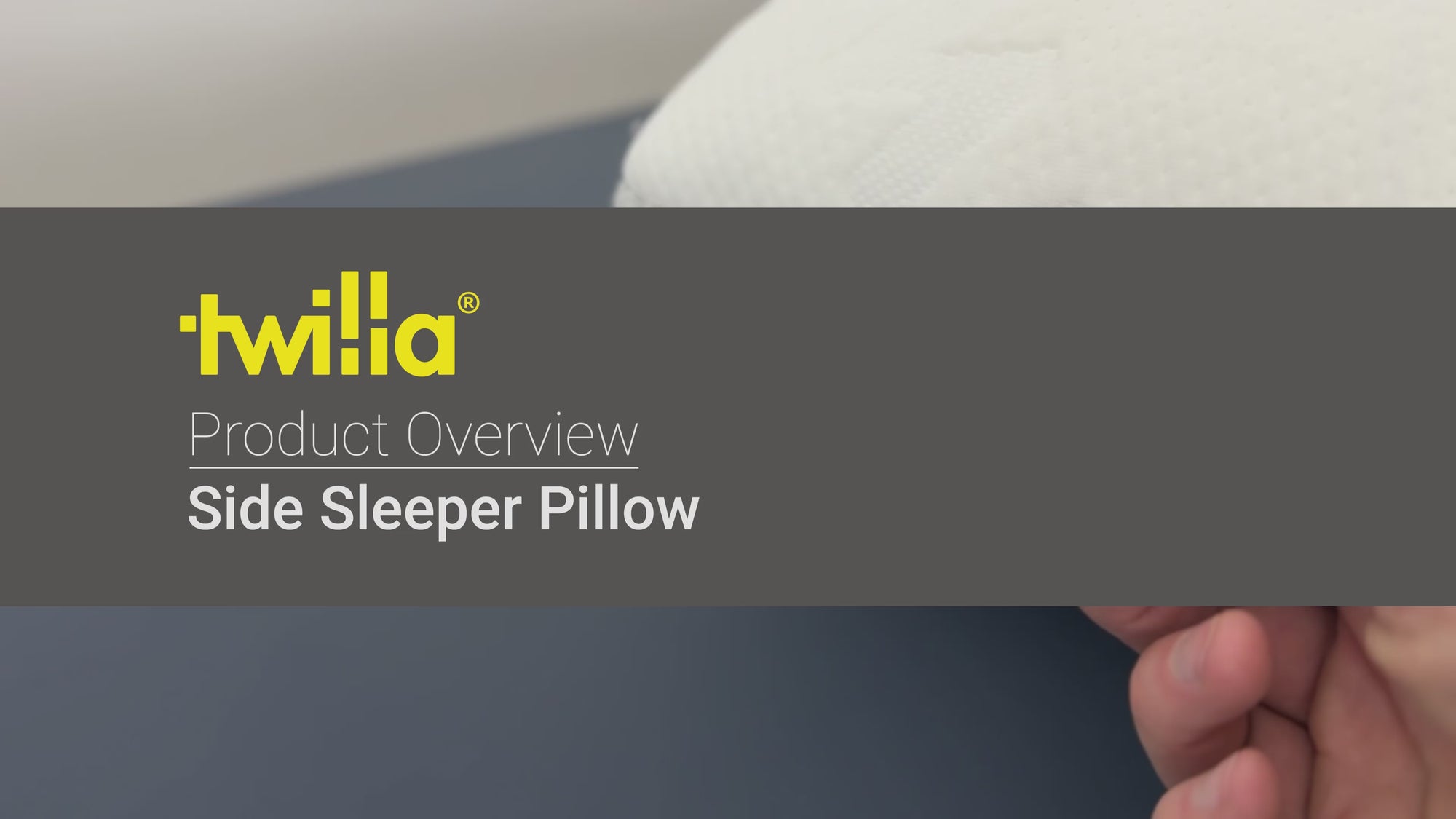 Twilla Adjustable Side Sleeper Pillow